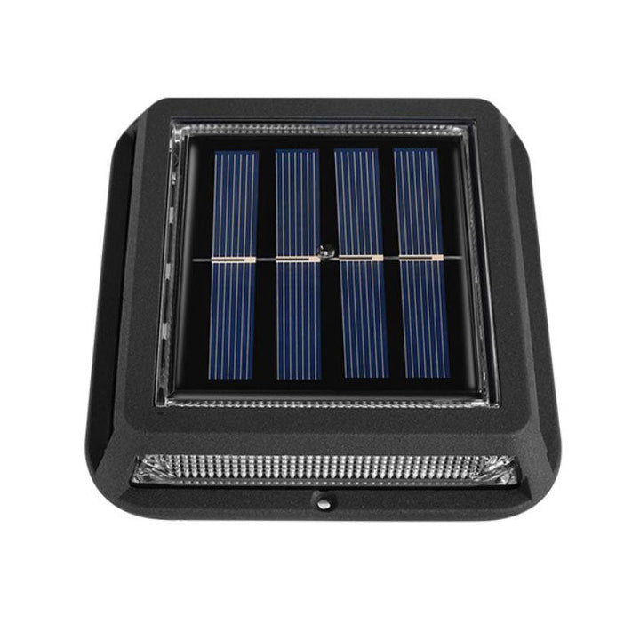 Luz de calle cuadrada moderna impermeable con LED solar para jardín exterior y balcón 