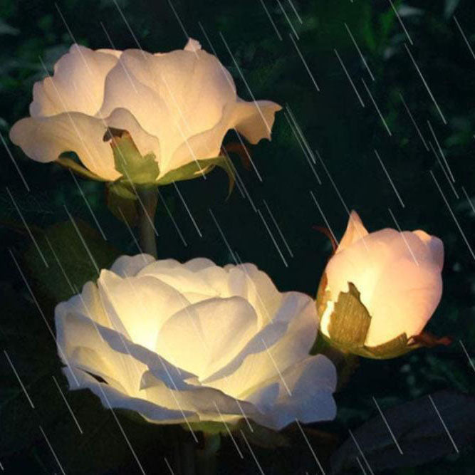 Fleurs Modernes Solaire Extérieur Pelouse LED Jardin Enfouissement Lumière Paysage 