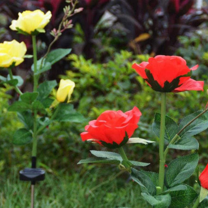 Moderne Blumen-Solar-Rasen-LED-Garten-Boden-Einsatz-Landschaftslicht im Freien 