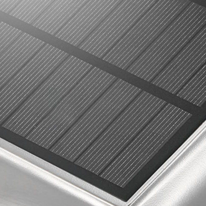 Applique murale extérieure à capteur LED en acier inoxydable solaire 