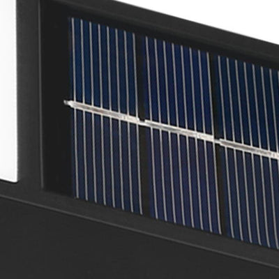 مصباح شمسي مستطيل خارجي مقاوم للماء لجدار السياج LED 