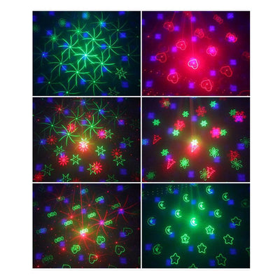 Party Lights Disco Charging USB Decorative Star Projection Stage Lights