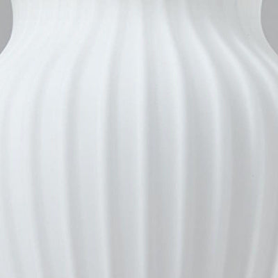 Nordic Striped Milk White Glass Jar 1/3 Light Kronleuchter