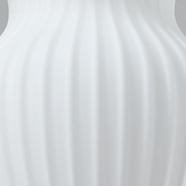 Nordic Striped Milk White Glass Jar 1/3 Light Chandelier