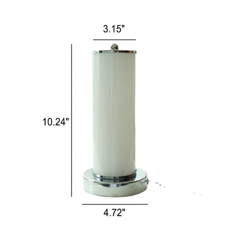Vintage Glass Column USB LED Night Light Table Light