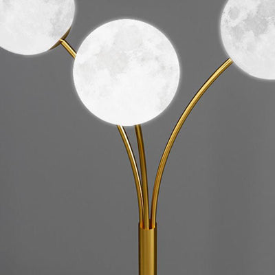 Nordic Creative Moon Shade 3-Licht-Stehlampe