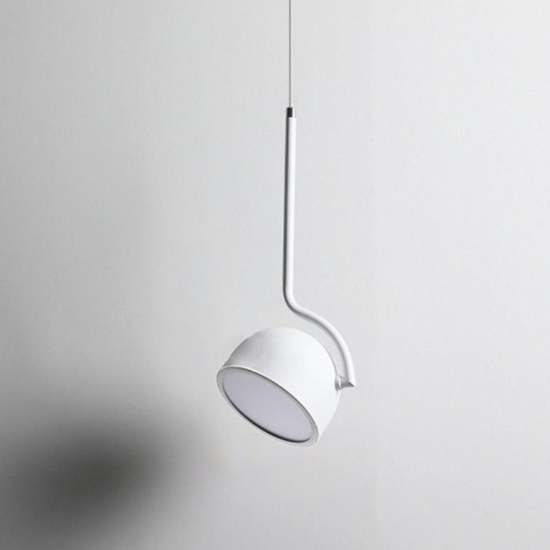 Lámpara colgante LED redonda minimalista nórdica con rotación multiángulo 