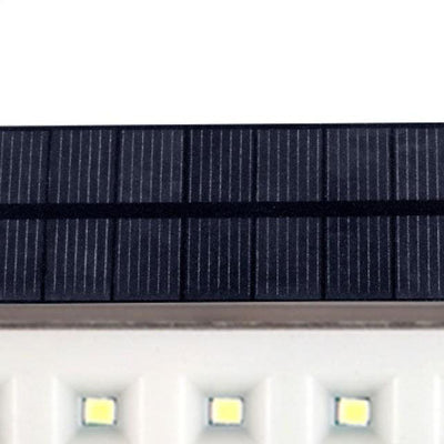 Applique murale extérieure LED avec capteur de corps émettant de la lumière latérale en ABS Simple solaire 