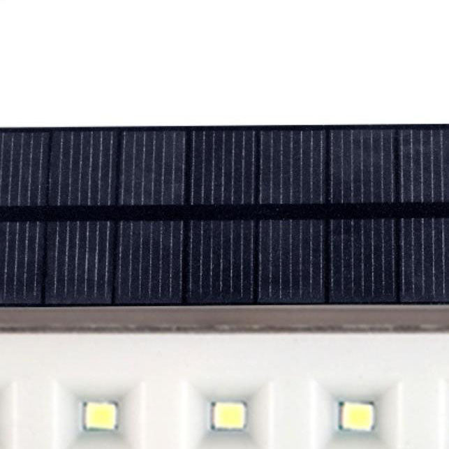 Applique murale extérieure LED avec capteur de corps émettant de la lumière latérale en ABS Simple solaire 