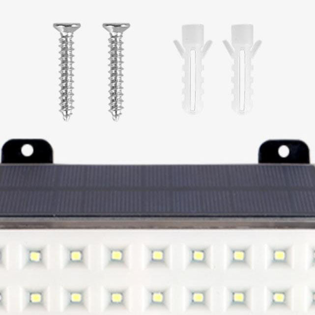 Applique murale extérieure LED avec capteur de corps émettant de la lumière latérale en ABS Simple solaire 