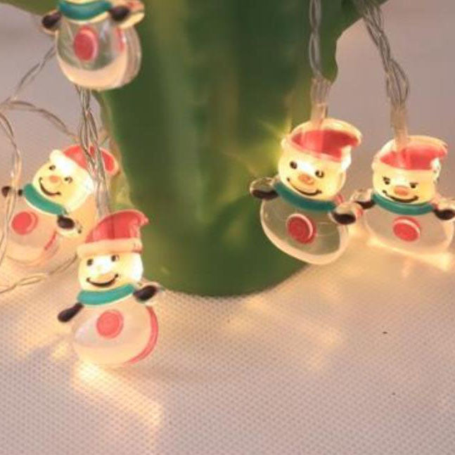 Dekorative LED-Batterie-Schnur-Lichter des Weihnachtsweihnachtsmanns 