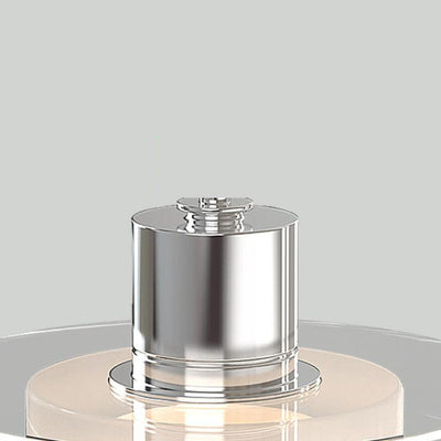 Nordic Minimalist Silver Round Glass Disc 1/3 Light LED Island Light Chandelier