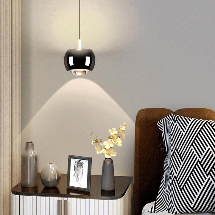 Modern Light Luxury Aluminum Mini Column Spotlight LED Liftable Adjustable Pendant Light