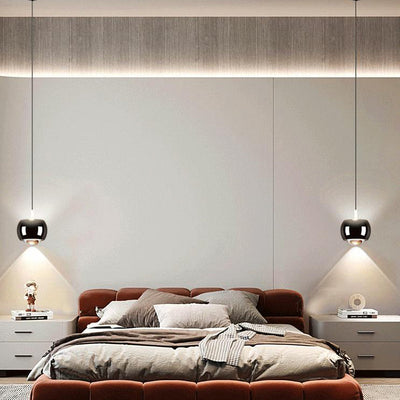 Modern Light Luxury Aluminum Mini Column Spotlight LED Liftable Adjustable Pendant Light
