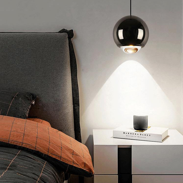 Modern Light Luxury Aluminum Mini Column Spotlight LED Liftable Adjustable Pendant Light