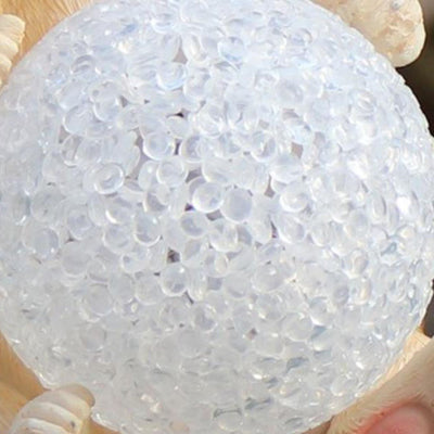 ضوء المناظر الطبيعية LED بإدخال أرضي للحديقة بديكور عصري إبداعي لطيف من الراتنج على شكل قنفذ يعمل بالطاقة الشمسية للحديقة الخارجية 