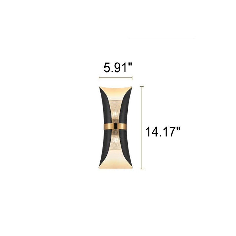 Nordic Luxury Column Hardware 2-Licht-Wandleuchte 
