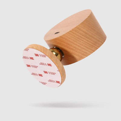 Simple Wooden USB Rechargeable Touch Magnetic LED Night Light Wall Sconce Lamp