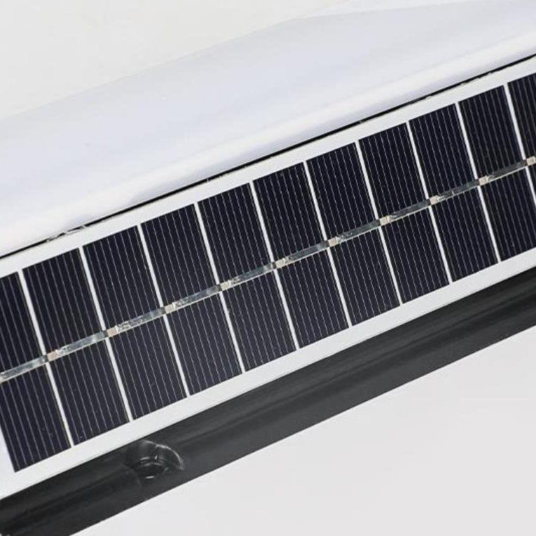 Lampe murale de jardin extérieure étanche moderne à LED solaire acrylique longue 