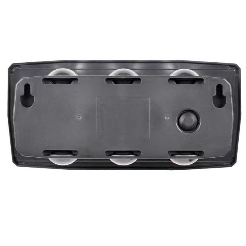 Modern Rectangular Upper And Lower Double Head Solar LED Outdoor Garden Wall Light
