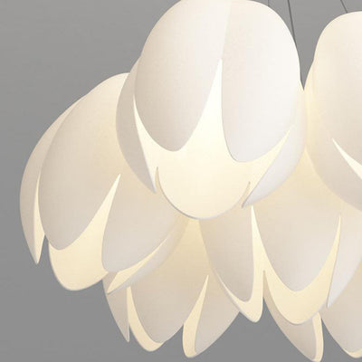 Modern Tulip Flower Shape 7/11/13 Light  Semi-Flush Mount Ceiling Light