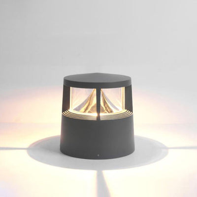 Modern Creative Cylindrical 1-Light  Outdoor Lawn Landscape Light