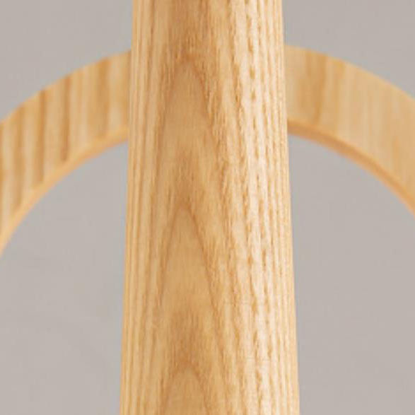 Japanese Minimalist Logs Wood Acrylic Shade 3/5 Light Chandelier