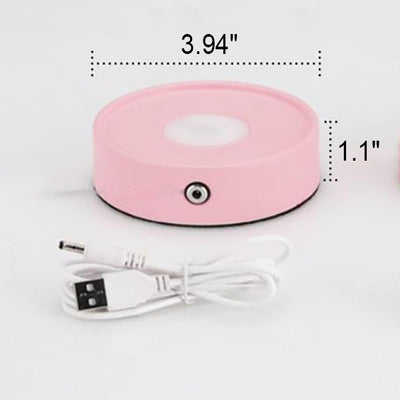 Modern Round USB Rechargeable LED Mood Light Night Light Table Lamp