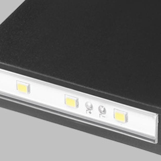 مصباح حائط حديث لأعلى وأسفل مضيء بالطاقة الشمسية LED خارجي مقاوم للماء للحدائق والمناظر الطبيعية 