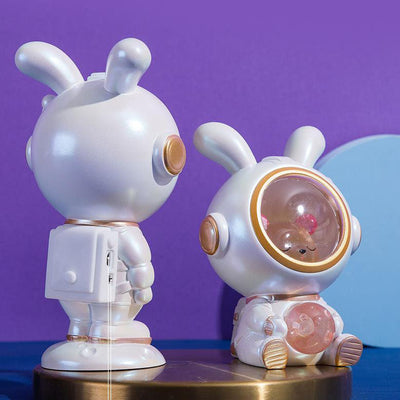 Modern Creative Astronaut Rabbit Duck Resin LED Night Light Table Lamp