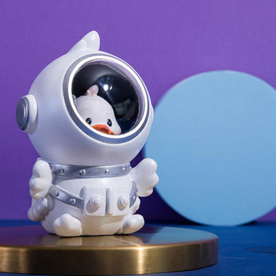 Modern Creative Astronaut Rabbit Duck Resin LED Night Light Table Lamp