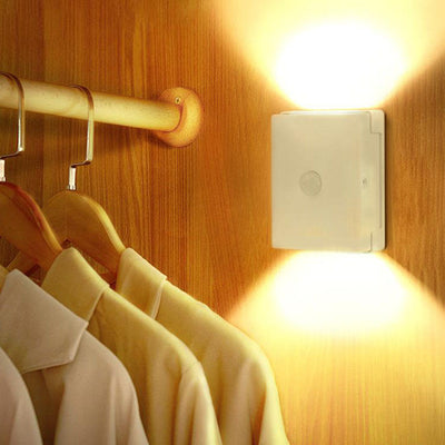 Moderne quadratische menschliche Auto-Sensor-LED-Nachtlicht-Wandleuchte-Lampe