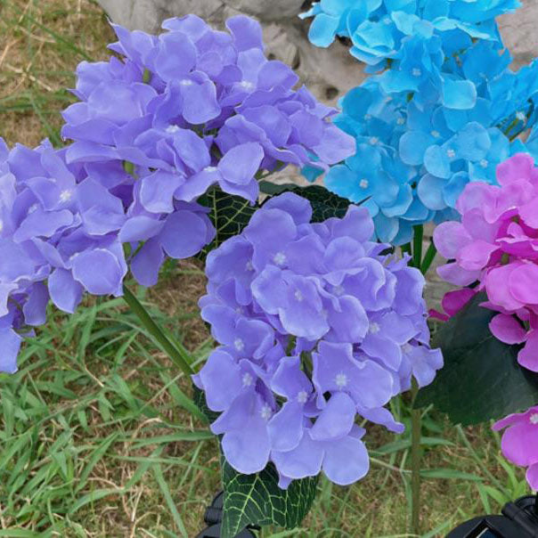 Moderne Hydrangea-Kugel-Solar-Rasen-LED-Garten-Boden-Einsatz-Landschaftslicht im Freien 