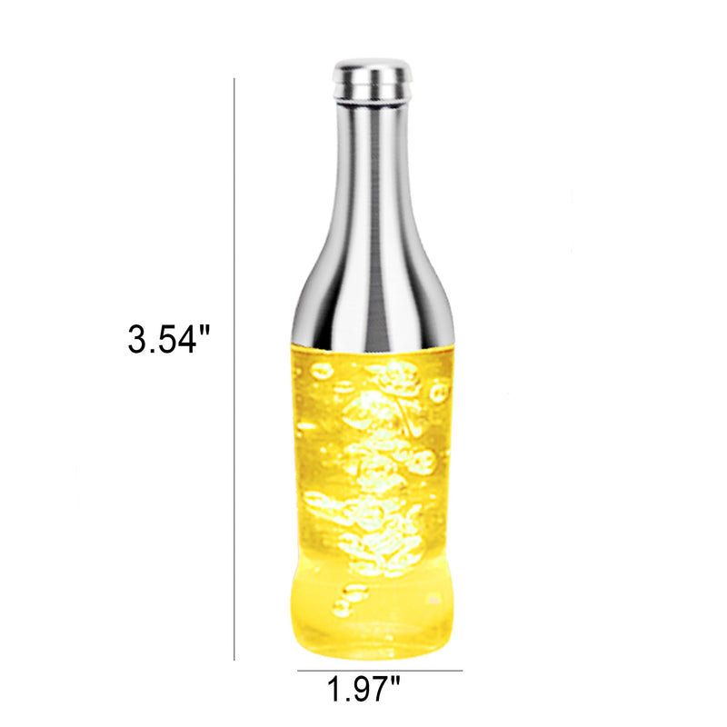 Lampe de table moderne créative à LED RGB colorée en forme de bouteille de vin 