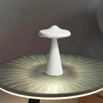 Lampe de Table LED Ambiante OVNI Champignon Créatif Moderne 