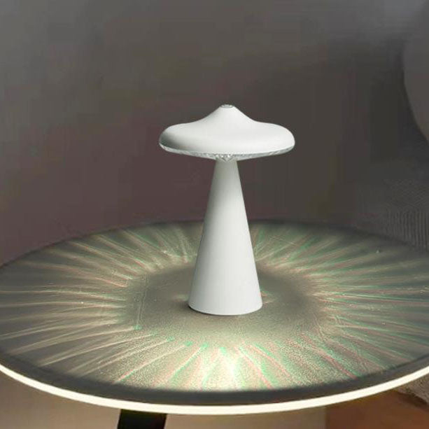 Lampe de Table LED Ambiante OVNI Champignon Créatif Moderne 