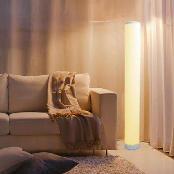 Moderner minimalistischer RGB-Illusions-Musik-LED-Stehleuchte aus PP und ABS in Säulenform mit APP- und Fernbedienungssteuerung für das Wohnzimmer 