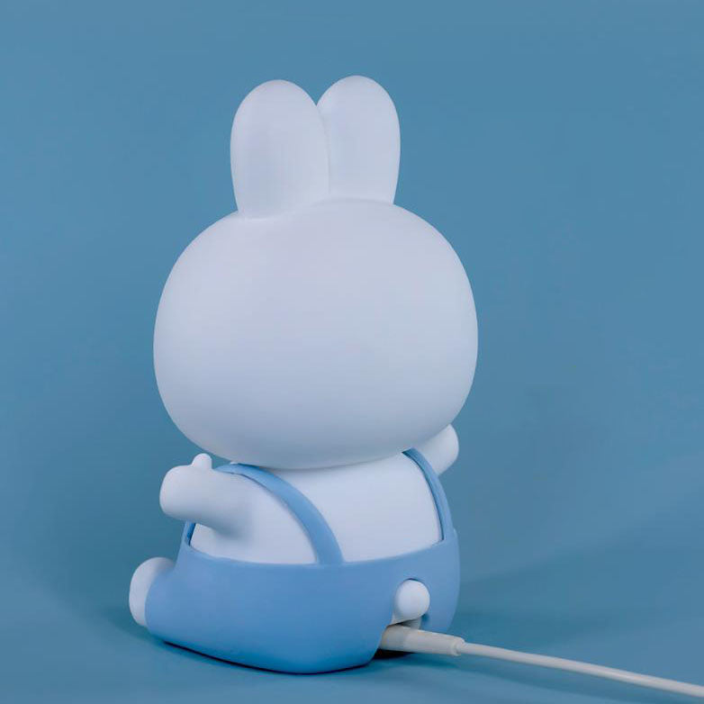 Creative Cartoon Rabbit Silicone USB Rechargeable Dimming Timer LED Night Light Table Lamp