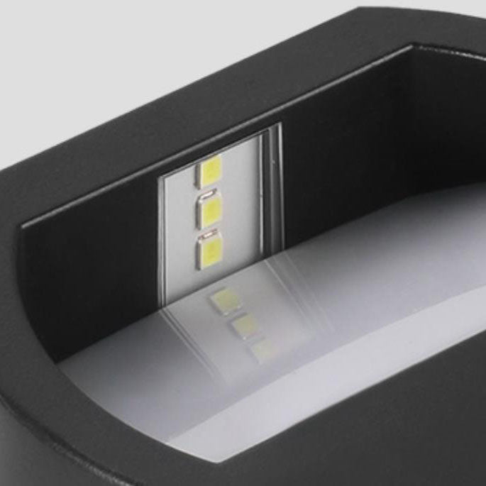 مصباح شمسي خارجي مقاوم للماء LED دائري لخطوات الحديقة وجدار السكونس 