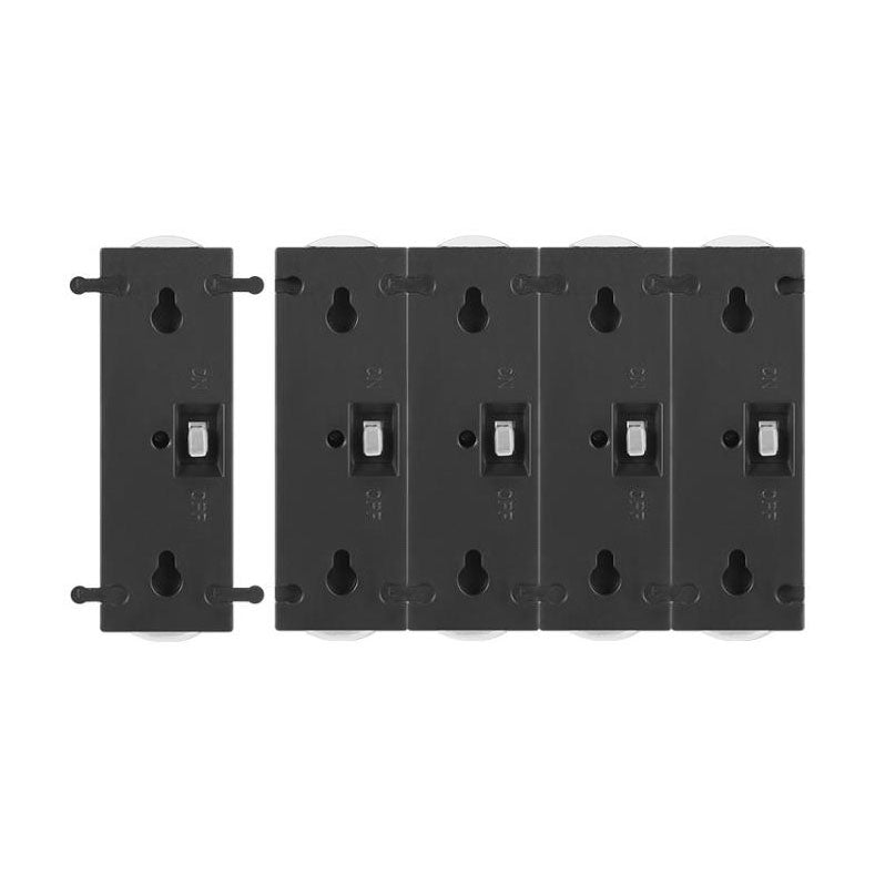 Aplique de pared LED solar exterior impermeable de tira larga de ABS y PC de estilo minimalista moderno para exterior 