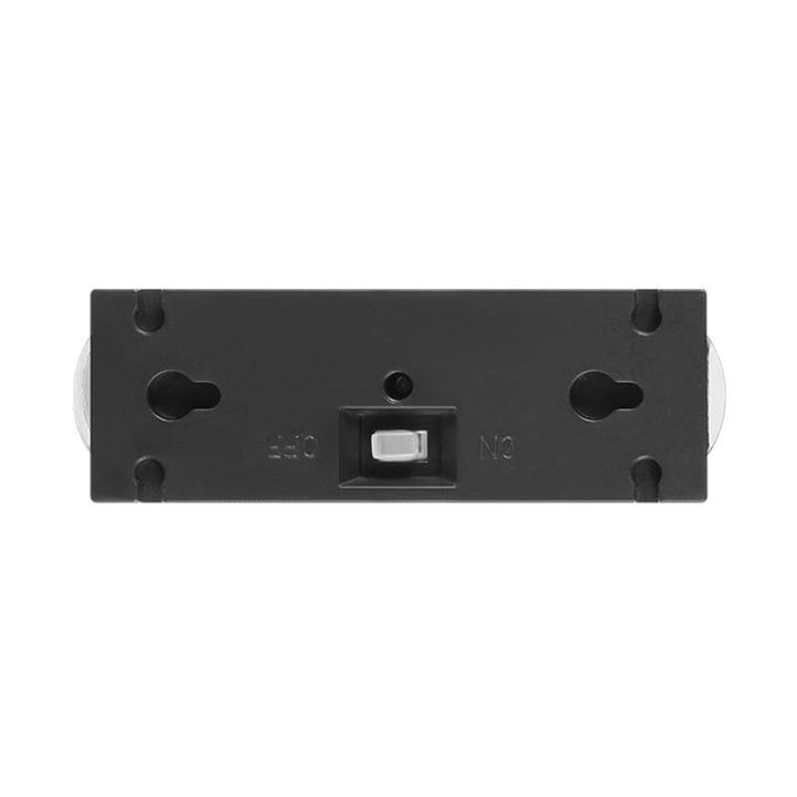 Aplique de pared LED solar exterior impermeable de tira larga de ABS y PC de estilo minimalista moderno para exterior 