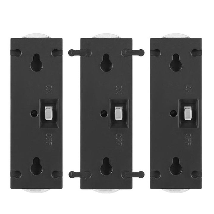 Aplique de pared LED solar exterior impermeable de tira larga de ABS y PC de estilo minimalista moderno para exterior 