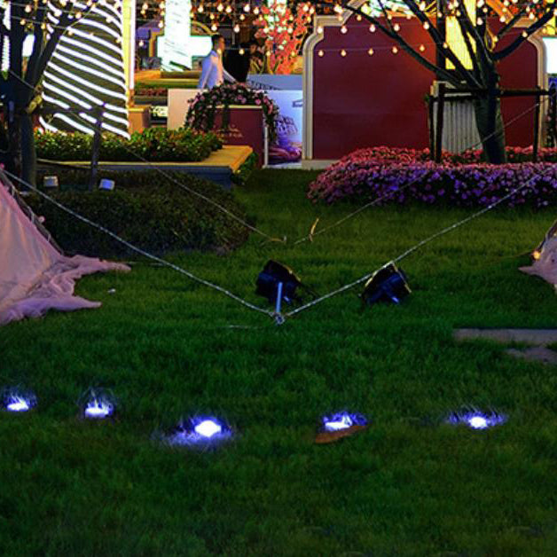 Moderne minimalistische Solar-Lichterkette mit App, Bluetooth, LED und wasserdicht für Garten, Rasen und den Außenbereich 