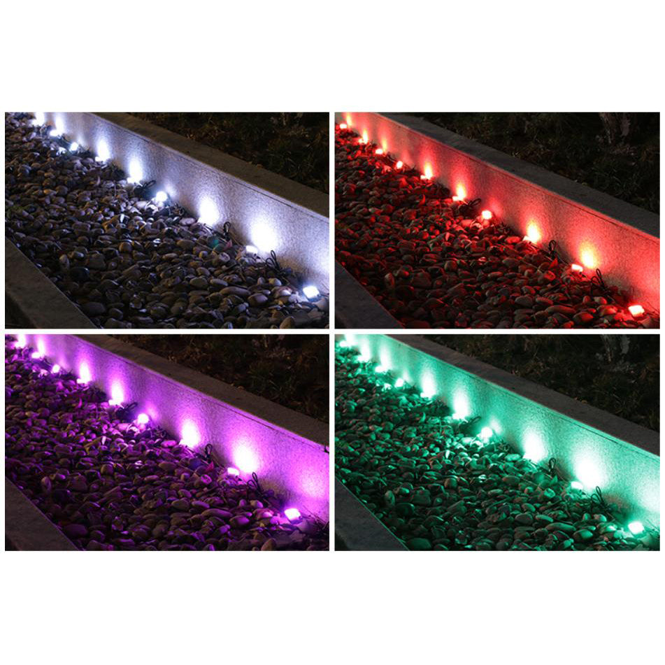 Moderne minimalistische Solar-Lichterkette mit App, Bluetooth, LED und wasserdicht für Garten, Rasen und den Außenbereich 