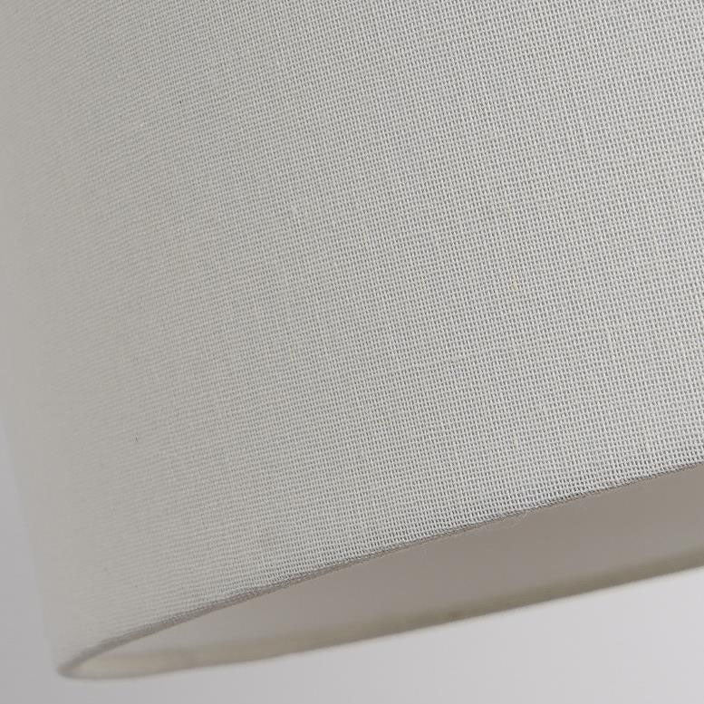 Modern Luxury Fabric Drum Resin Hardware Column 1-Light Table Lamp for Bedroom