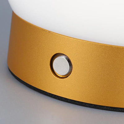 Moderne runde Acryl-Aluminium-USB-wiederaufladbare tragbare LED-Nachtlicht-Tischlampe