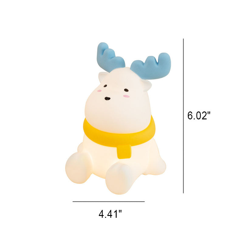 Lampe de table LED Pat en silicone, moderne et créative, en forme d&