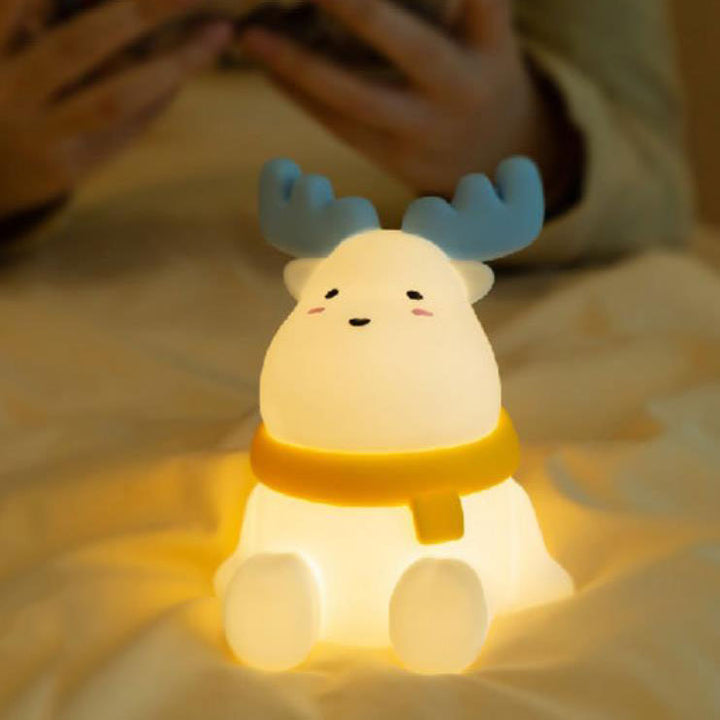 Lampe de table LED Pat en silicone, moderne et créative, en forme d&