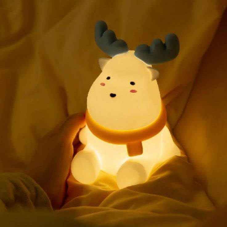 Lampe de table LED Pat en silicone, moderne et créative, en forme d&