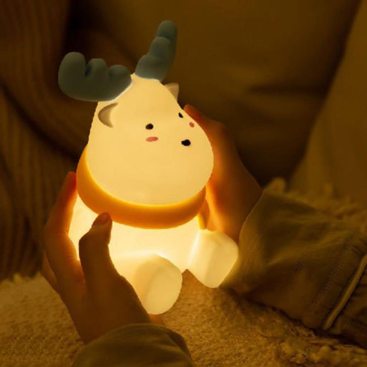 Lampe de table LED Pat en silicone, moderne et créative, en forme d&